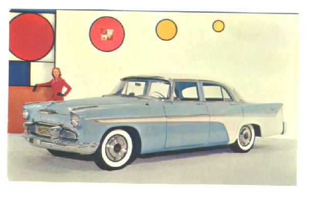 1956 DeSoto Fireflite 4 Door Sedan Postcard