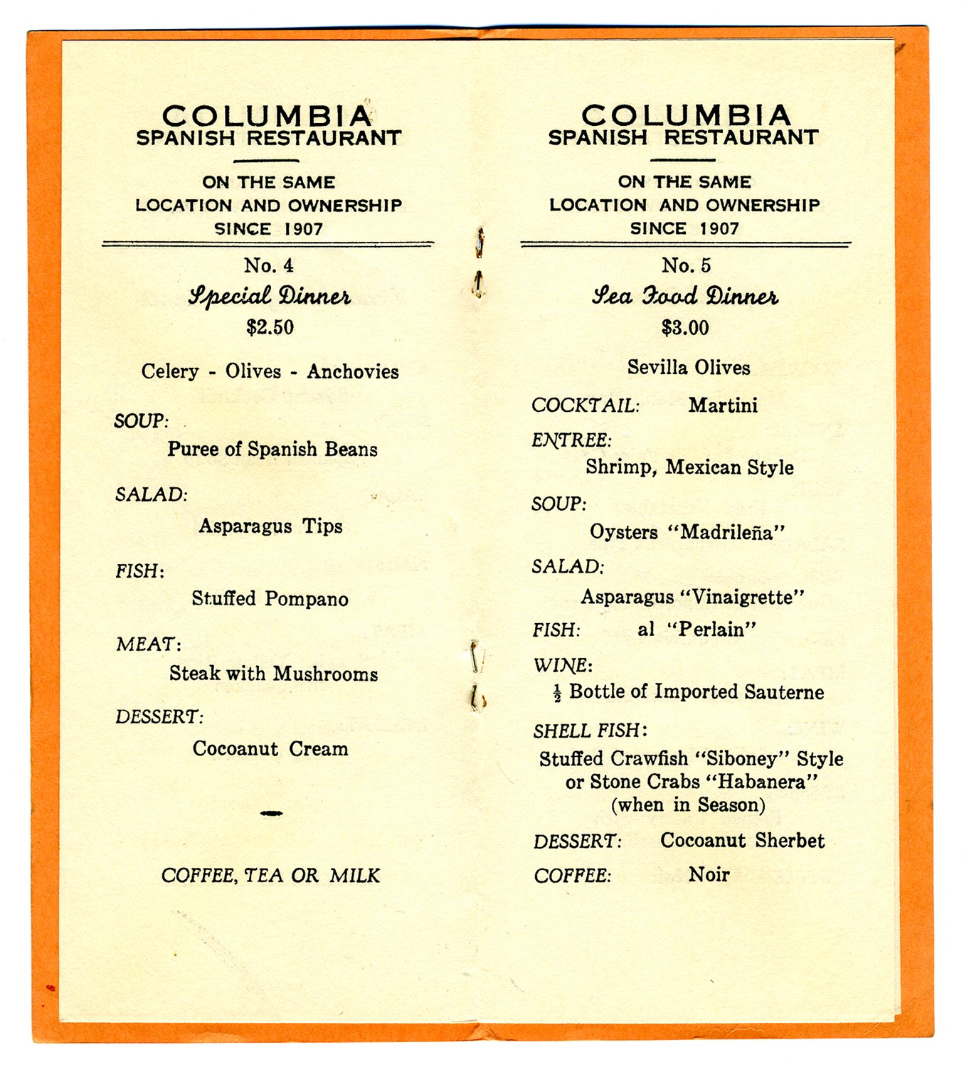 Columbia Restaurant In Tampa Menu Columbia Restaurant In Tampa Menu