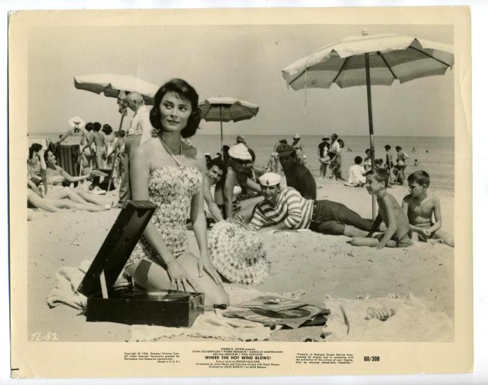 Gina Lollobrigida Photo Where the Hot Wind Blows 1960 Where the Wind Blows Gina Lollobrigida Photo Where the Hot Wind Blows 1960 Where the Wind Blows