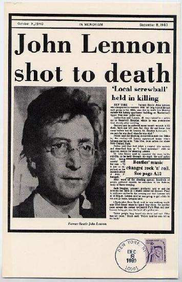 The Death of John Lennon - how it was reported - The Shed - Jambos Kickback