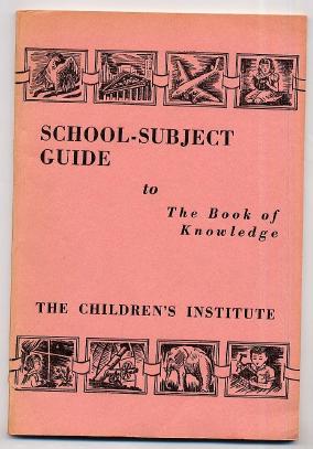 school subject guide to the book of knowledge 1947