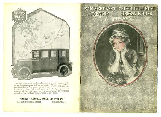  Chestnut Opera House Cinderella on Broadway 1920