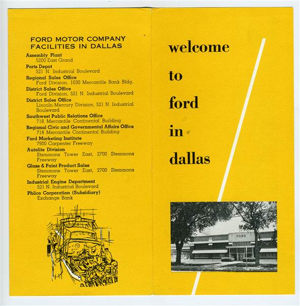 Ford Book of Styling Lee Iacocca Signed Letter Ford Motor Company