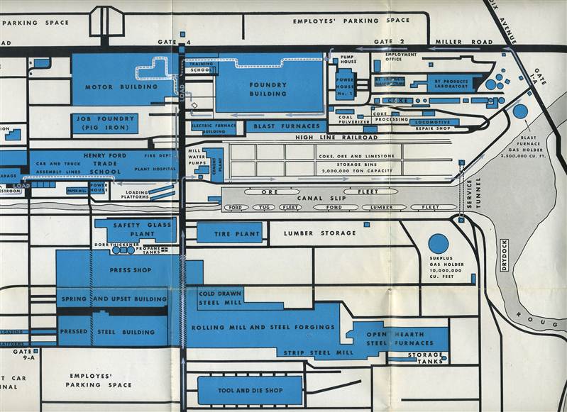 Ford rouge complex map #3